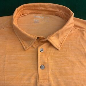 REEBOK GOLF SS 3 Button 100% Polyester Polo